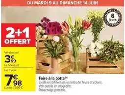 Carrefour Market Foire à la botte offre