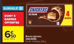 Carrefour Market Snickers - barres glacées offre