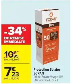 Carrefour Market Sun - protection solaire offre