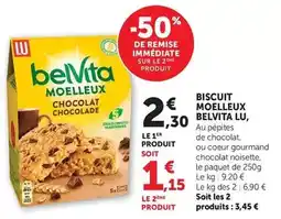 U Express Lu - biscuit moelleux belvita offre