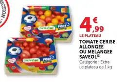Maximarché Tomate cerise allongee ou melangee saveol offre
