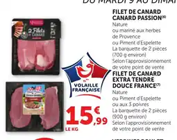 Maximarché Filet de canard canard passion offre