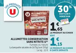 Maximarché Allumettes conservation sans nitrite u offre