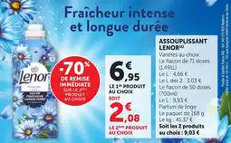Maximarché Assouplissant lenor offre