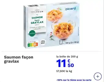 Saumon façon gravlax