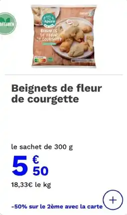 Picard Beignets de fleur de courgette offre