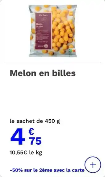 Melon en billes