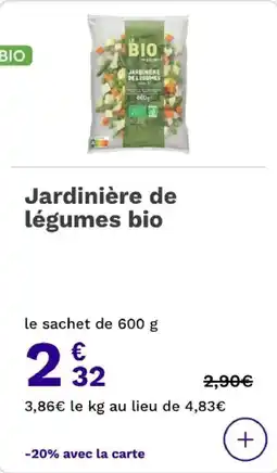 Picard Jardinière de légumes bio offre