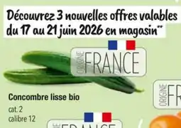 Les Comptoirs de la Bio Concombre lisse bio offre
