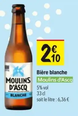 Les Comptoirs de la Bio Bière blanche moulins d'ascq offre