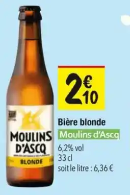 Les Comptoirs de la Bio Bière blonde moulins d'ascq offre