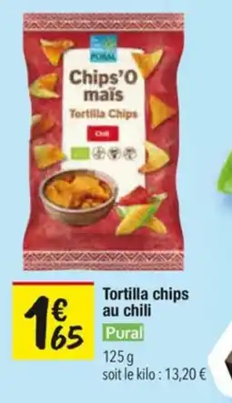 Les Comptoirs de la Bio Tortilla chips au chili pural offre