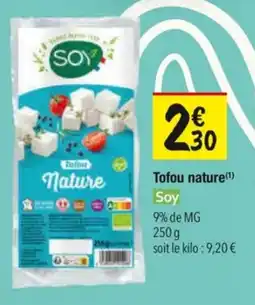 Les Comptoirs de la Bio Tofou nature soy offre