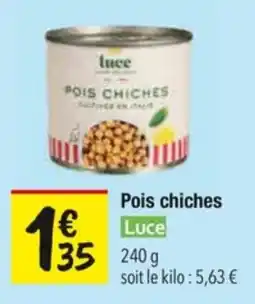 Les Comptoirs de la Bio Pois chiches luce offre