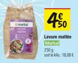 Les Comptoirs de la Bio Levure maltée markal offre