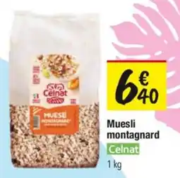 Les Comptoirs de la Bio Muesli montagnard celnat offre