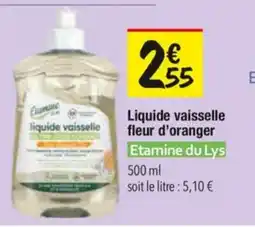 Les Comptoirs de la Bio Liquide vaisselle fleur d'oranger etamine du lys offre