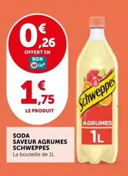 Utile Soda saveur agrumes schweppes offre