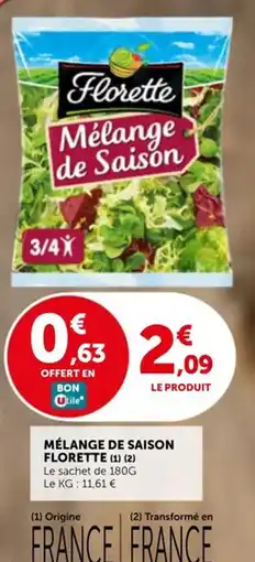 Utile Mélange de saison florette offre
