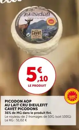 Utile Picodon aop au lait cru dieulefit cavet picodons offre
