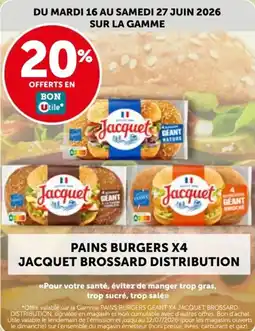 Utile Pains burgers x4 jacquet brossard distribution offre