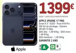 E.Leclerc Apple - iphone 17 pro offre