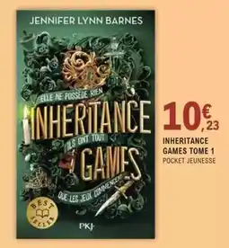 E.Leclerc Pocket - inheritance games tome 1 offre
