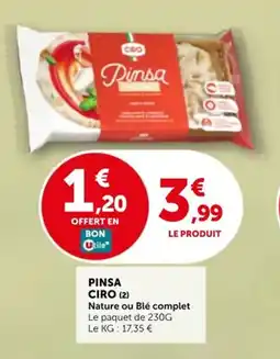 Utile Pinsa ciro offre
