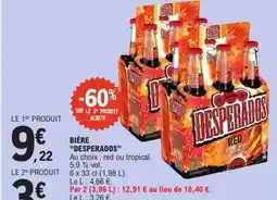 E.Leclerc Desperados - bière offre