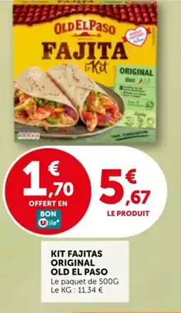 Utile Kit fajitas original old el paso offre