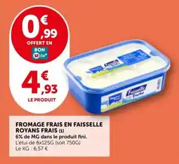 Utile Fromage frais en faisselle royans frais offre