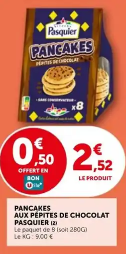 Utile Pancakes aux pépites de chocolat pasquier offre