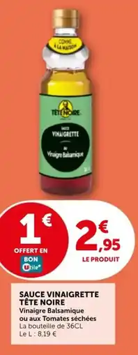 Utile Sauce vinaigrette tête noire offre