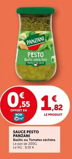 Utile Sauce pesto panzani offre