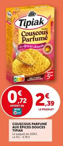 Utile Couscous parfumé aux épices douces tipiak offre