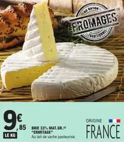 E.Leclerc Express Brie 33% mat.gr. ermitage offre