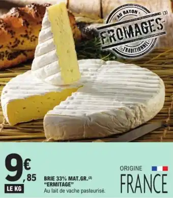 Brie 33% mat.gr. ermitage