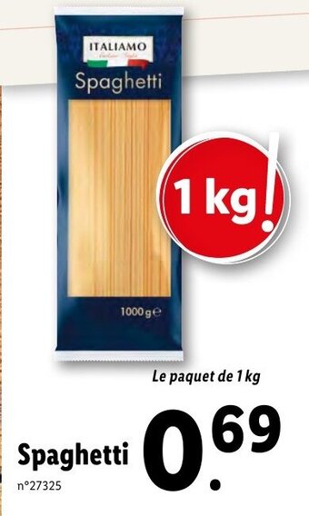 Lidl Spaghetti offre