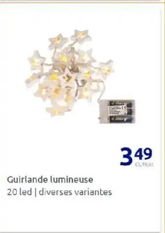 Action Guirlande Lumineuse offre