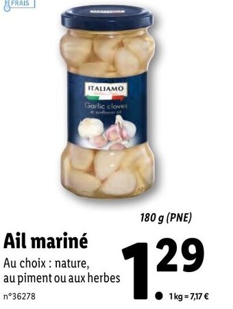 Ail mariné