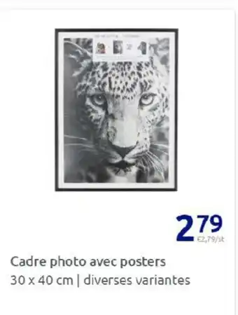 Action Cadre Photo Avec Posters offre