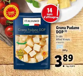 Lidl Grana Padano offre