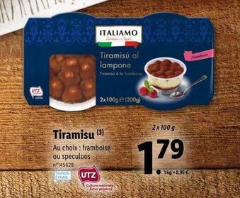 Lidl Tiramisu offre