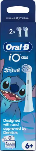 Auchan Oral-b brossettes électriques enfant extra souples stitch oral-b offre