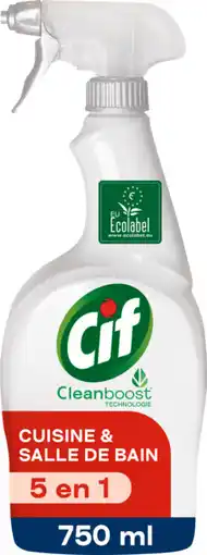 Auchan Cif spray nettoyant 5 en 1 cif offre