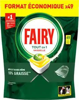 Auchan Fairy tablettes lave vaisselle tout en 1 fairy offre