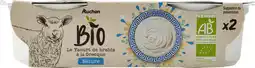 Auchan Auchan bio yaourt à la grecque au lait de brebis auchan bio offre