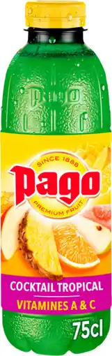 Auchan Pago cocktail tropical multivitaminé pago offre