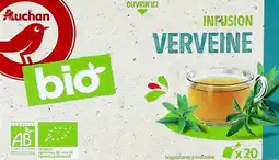 Auchan Auchan bio auchan bio infusion verveine offre