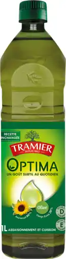 Auchan Tramier huile de tournesol et d'olive optima tramier offre